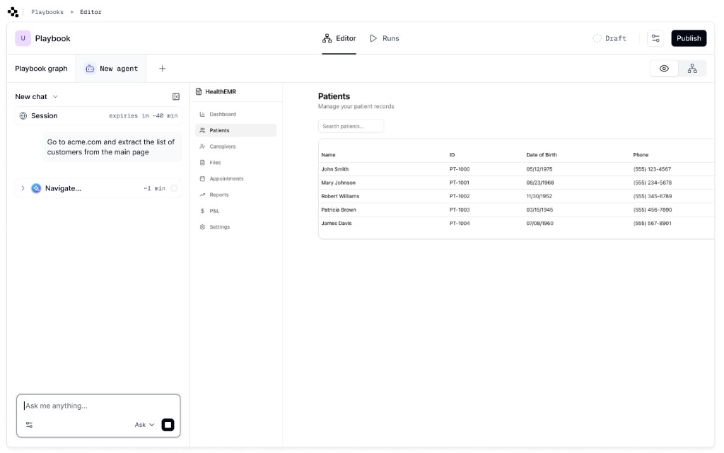 Playbook Agent Editor